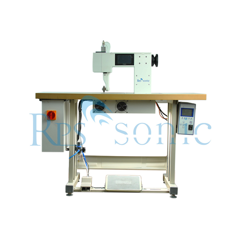 Máquina de costura ultrassônica de costura perfeita para soldagem de tecido não tecido