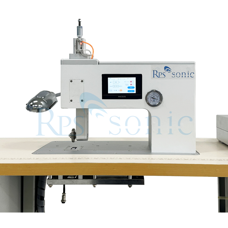 Máquina de costura ultrassônica RPS-Sonic para soldagem e corte de tecidos não tecidos