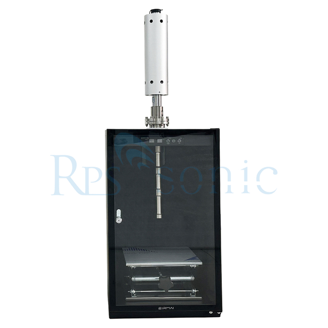 Máquina de emulsificação ultrassônica de homogeneidade ultrassônica industrial de alta qualidade com caixa à prova de som
