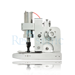 Máquina de corte e selagem ultrassônica de alta qualidade com máquina de corte de rolo com cilindro de ar