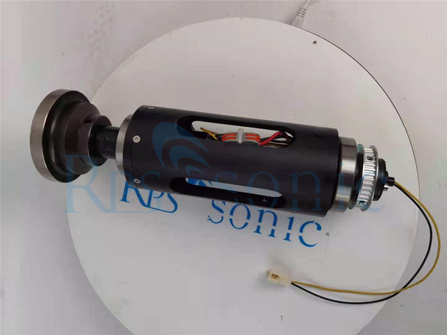 Máquina de soldadura ultrassônica de matéria têxtil 20Khz com monitoramento contínuo da força de soldagem 