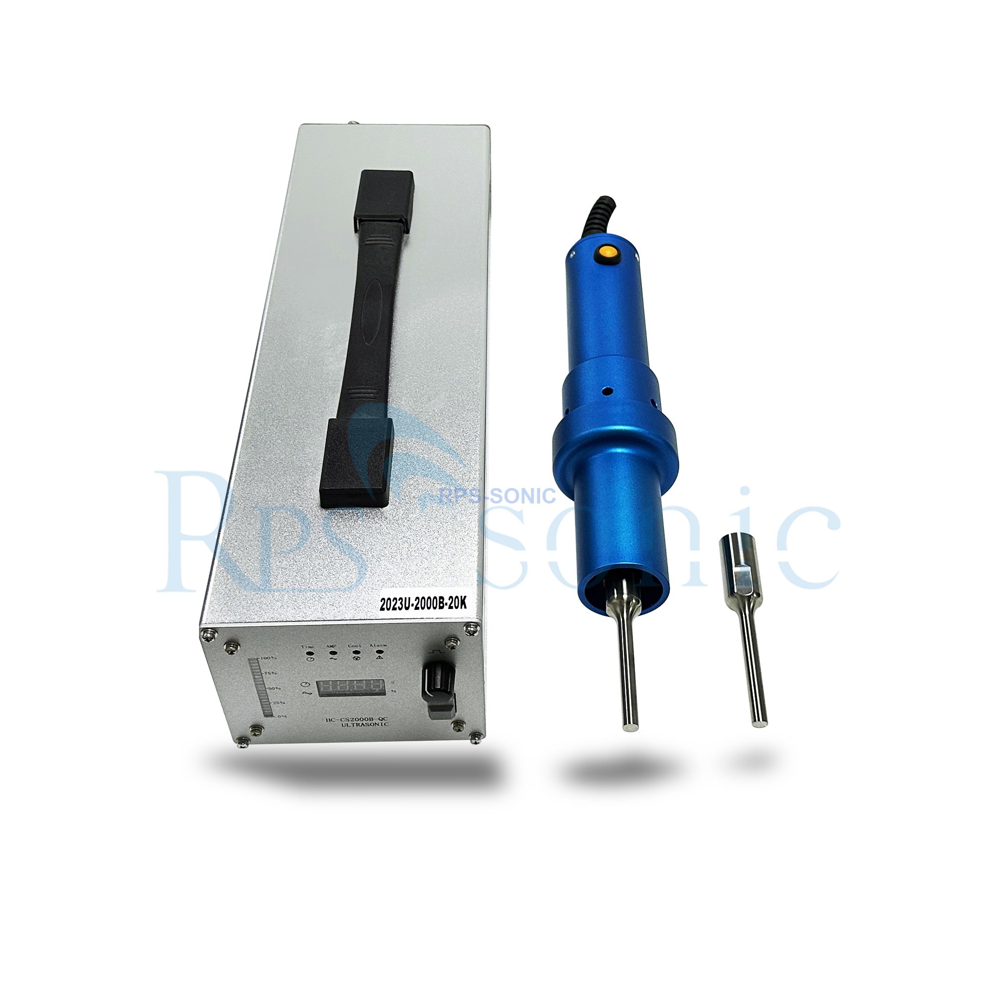 Máquina de estanhagem ultrassônica portátil de 20Khz para estanhagem de tela em componentes Al, pistola de estanhagem industrial