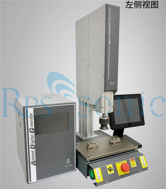 Máquina de soldadura ultrassônica ultrassônica dos soldadores do banco para a tela plástica e não tecida