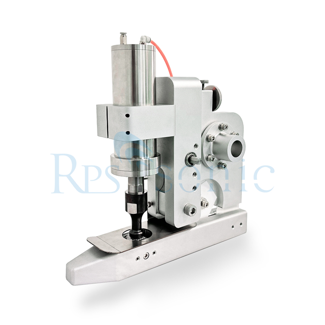 Máquina de soldagem e corte ultrassônicas de venda a quente com máquina de corte de rodas de rolo para tear circular