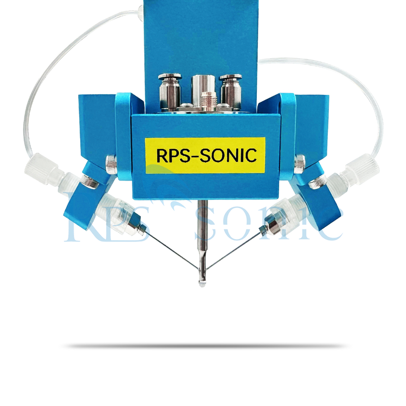 Máquina de revestimento de pulverização por pulverização ultrassônica de alta precisão de alta precisão para nanopartículas de metal
