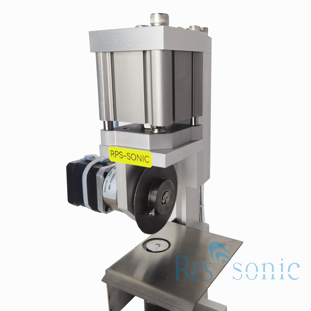 Máquina de corte ultrassônica para têxteis, poliéster e tecido 