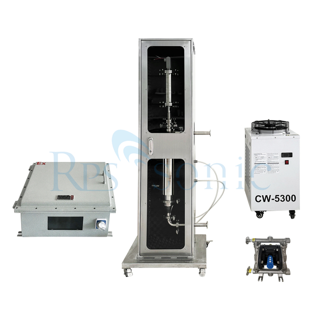 Homogenizador ultrassônico anti-explosão de 3000W para processamento de álcool etílico com caixa à prova de som