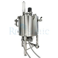 Extrator de homogeneizador ultrassônico industrial 50L com tanque de aquecimento de três camadas para extração de frutas