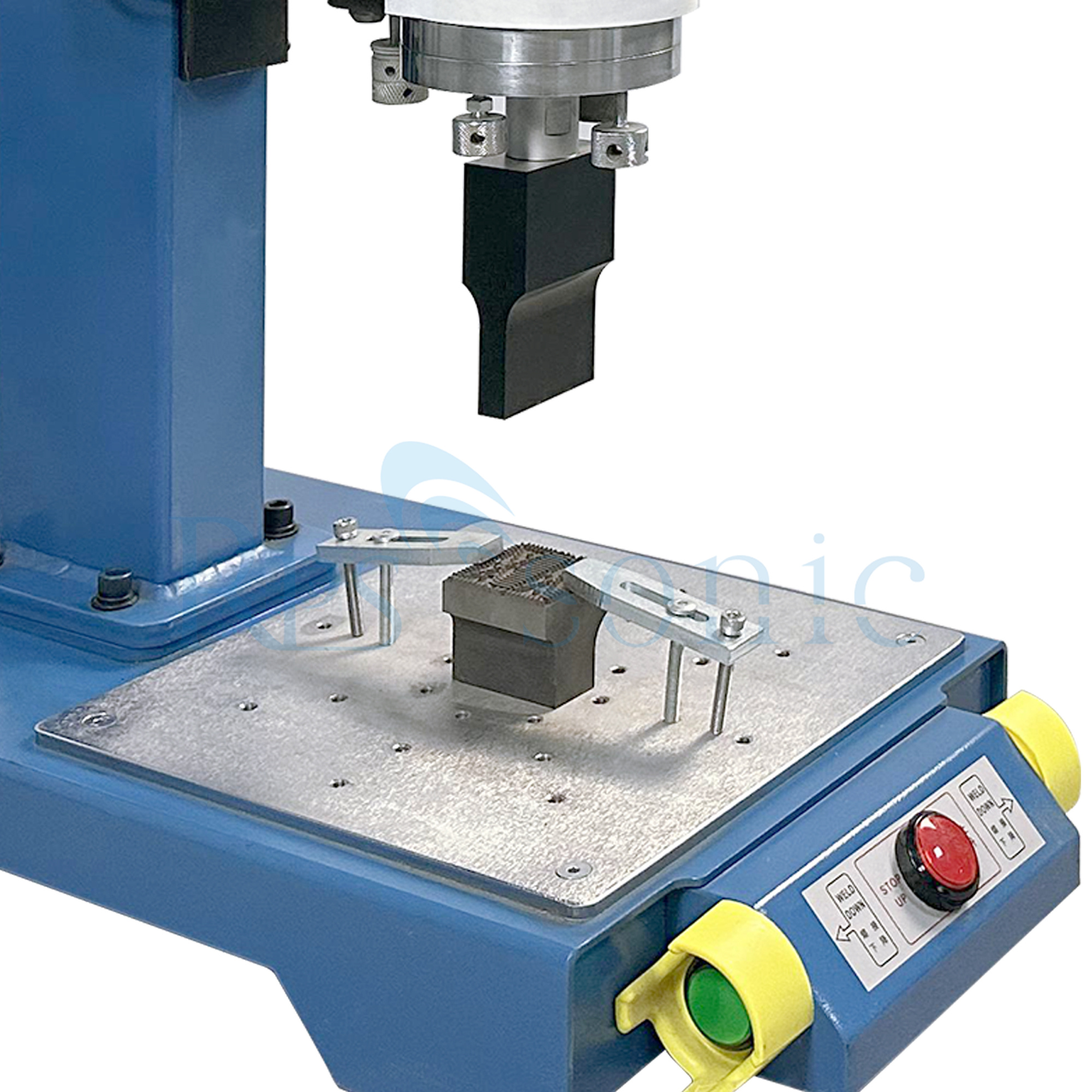 Máquina de solda ultrassônica de controle digital, soldador de plástico com ferramentas de ajuste fáceis e pesadas