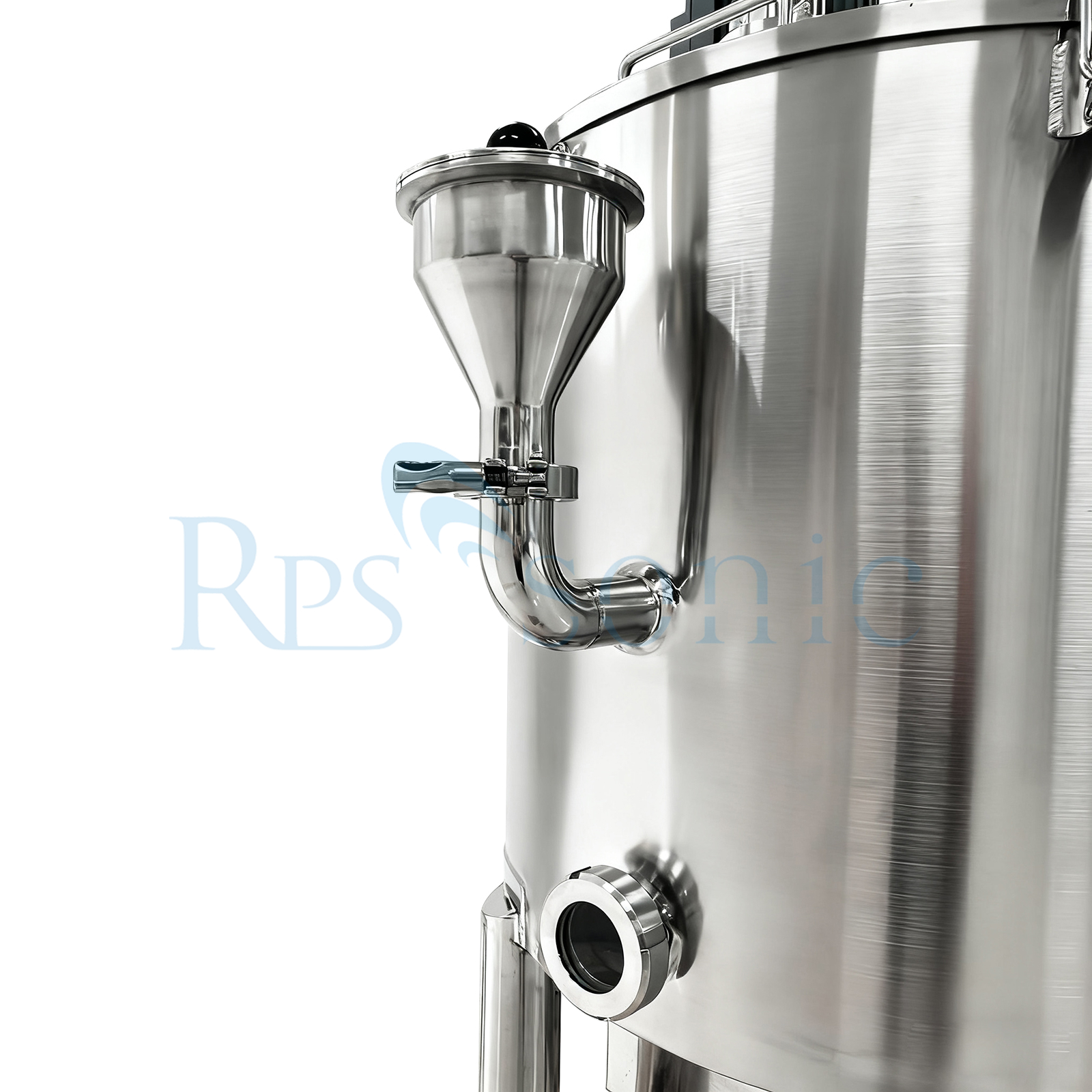 Extrator de homogeneizador ultrassônico industrial 50L com tanque de aquecimento de três camadas para extração de frutas