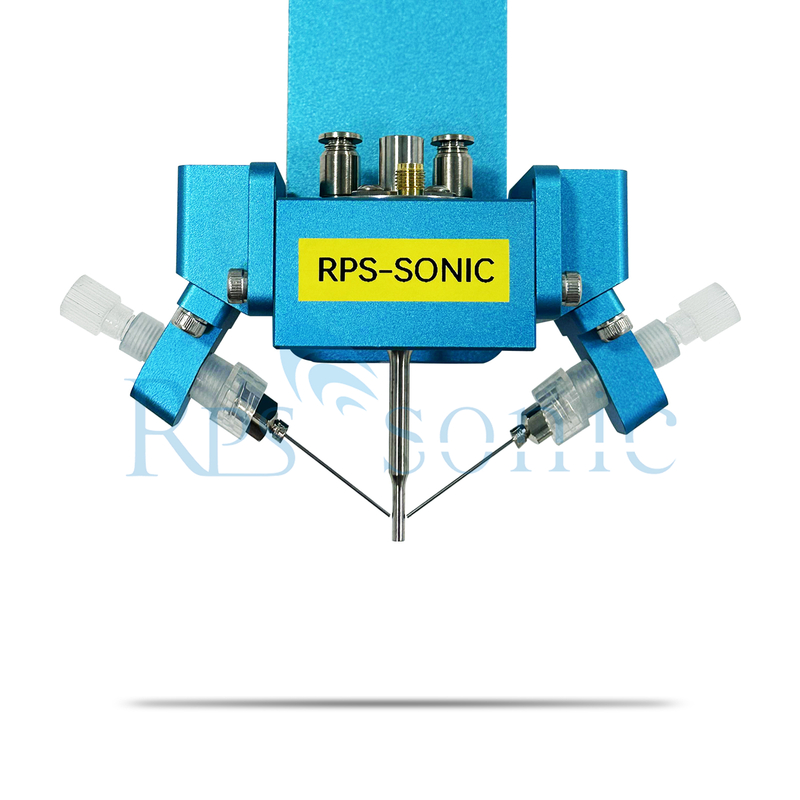 Máquina de revestimento de pulverização por pulverização ultrassônica de alta precisão de alta precisão para nanopartículas de metal