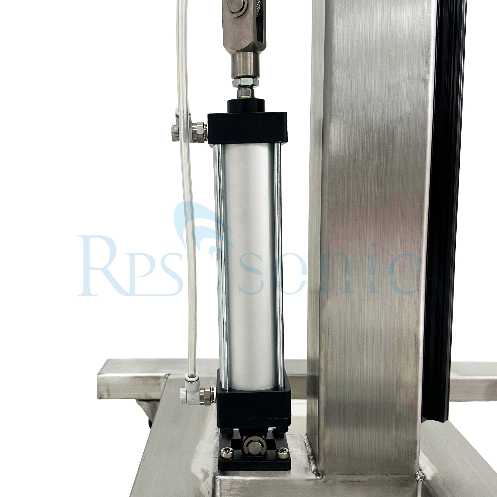 Máquina de dispersão ultrassônica de homogeneidade ultrassônica industrial personalizada com suporte pneumático